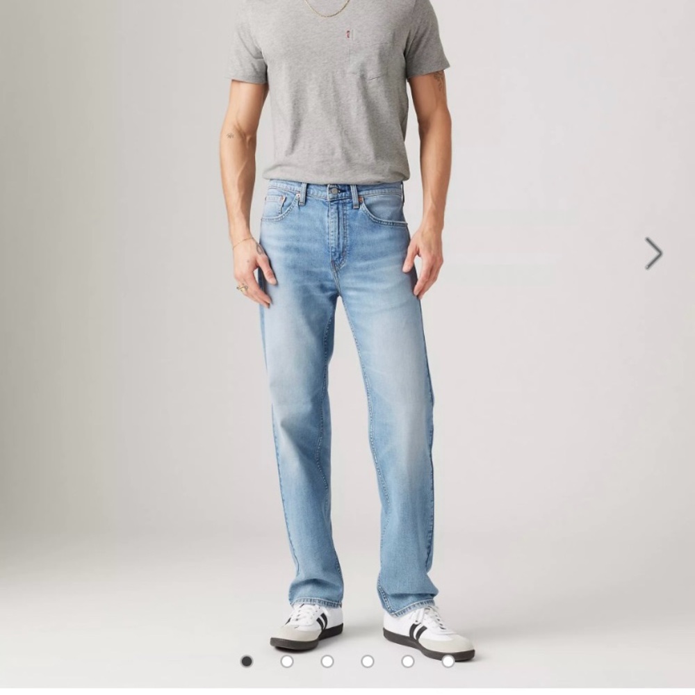 Men's 32 W 30 L Levi’s 505 Straight Leg Jeans Light Wash